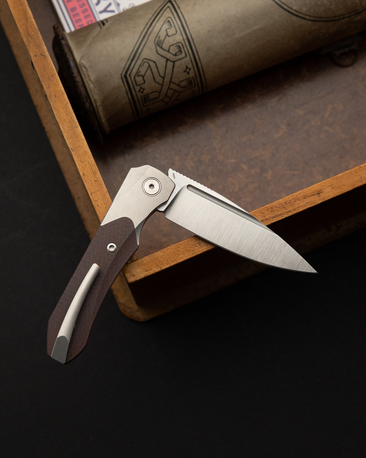 1946 Slipjoint | Burgandy Carbon Fibre + S90V