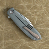 Scuffle - Frame Lock | Titanium Micro Milled + Belt Satin S90V
