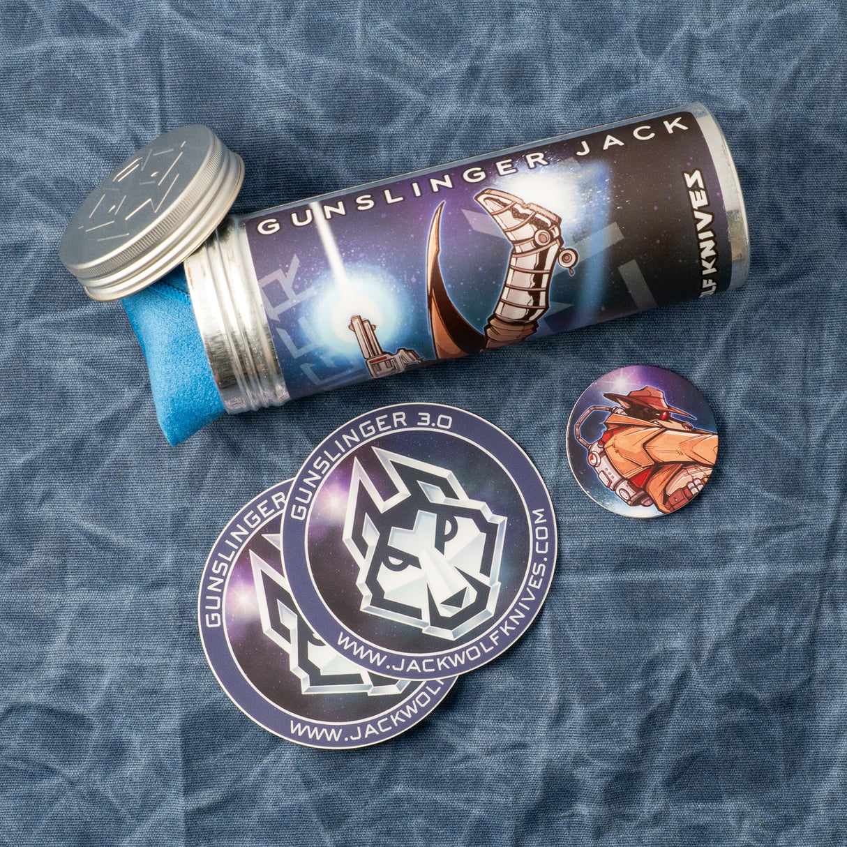 Gunslinger Jack | CamoCarbon 80s + Belt Satin S90V