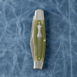 Gateway Stockman | Green Canvas Micarta
