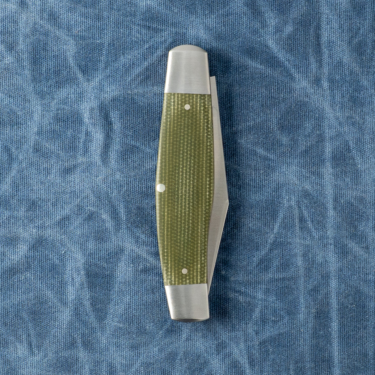 Gateway Stockman | Green Canvas Micarta