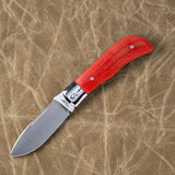 Timber Jack | Fire Canvas Micarta - Steel Series