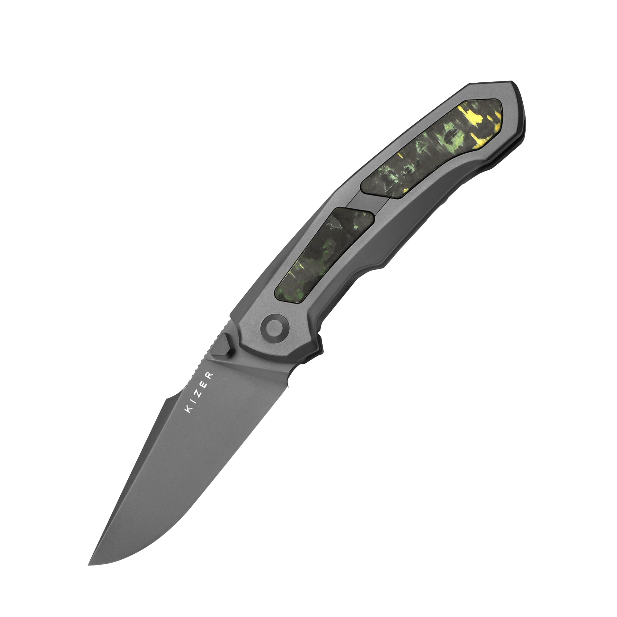 その他 FaB Flick Knives CF Kizer Feweed S90V Ki3694A2 | Fat Carbon Toxic Storm Folding