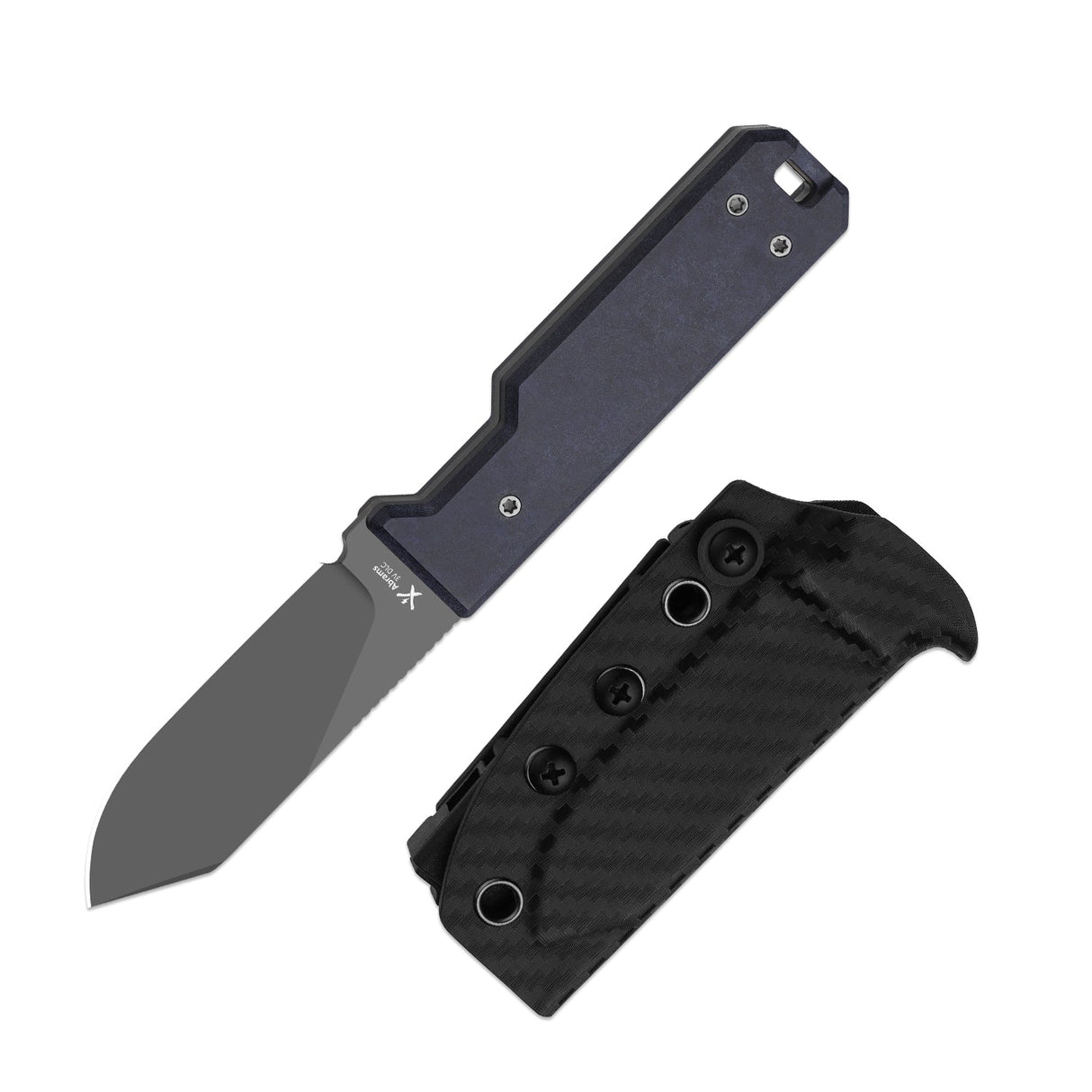 Abrams | Blue Richlite & Carbon Waves + Matte DLC Ultra 3V