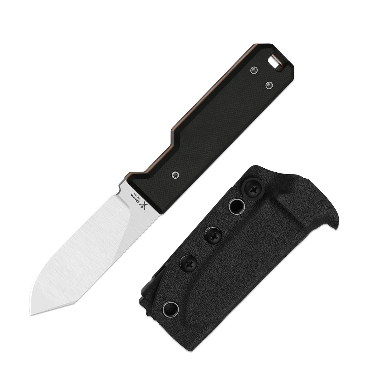 Abrams | Black & Orange G10 + Satin 14C28N