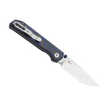 Begleiter 2.9 | Blue Vortex Micarta + Satin BD1N