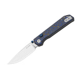 Begleiter 2.9 | Blue Vortex Micarta + Satin BD1N