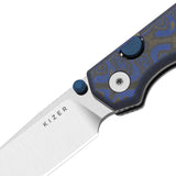 Begleiter 2.9 | Blue Vortex Micarta + Satin BD1N
