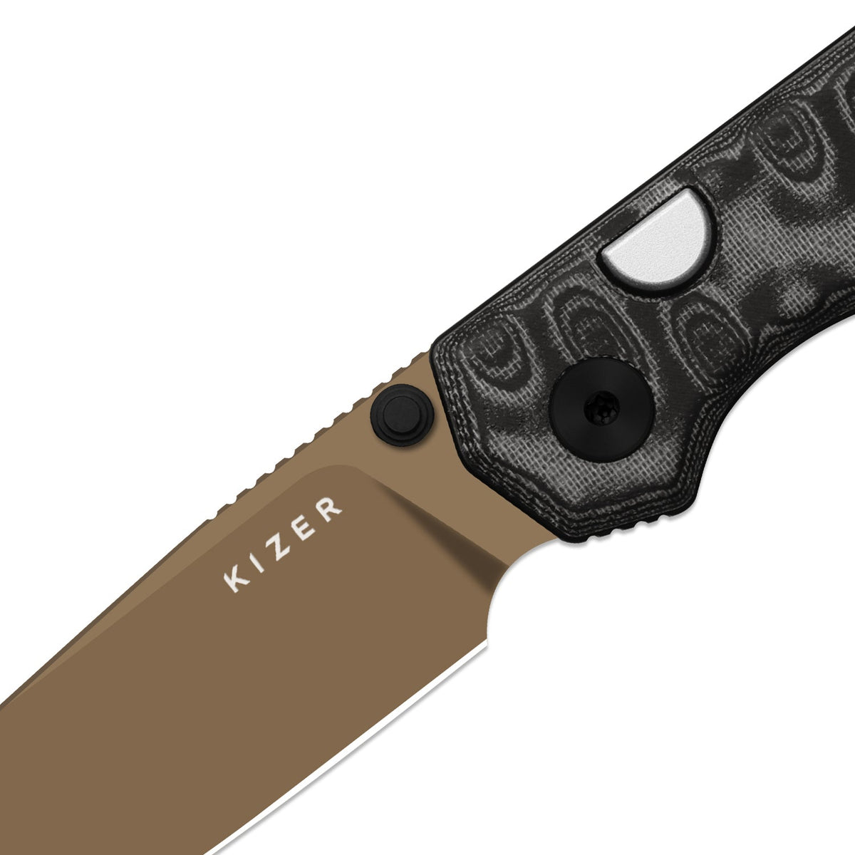 Begleiter 2.9 | Black Vortex Micarta + Sunset PVD BD1N