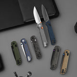 Begleiter 2.9 | Blue Vortex Micarta + Satin BD1N
