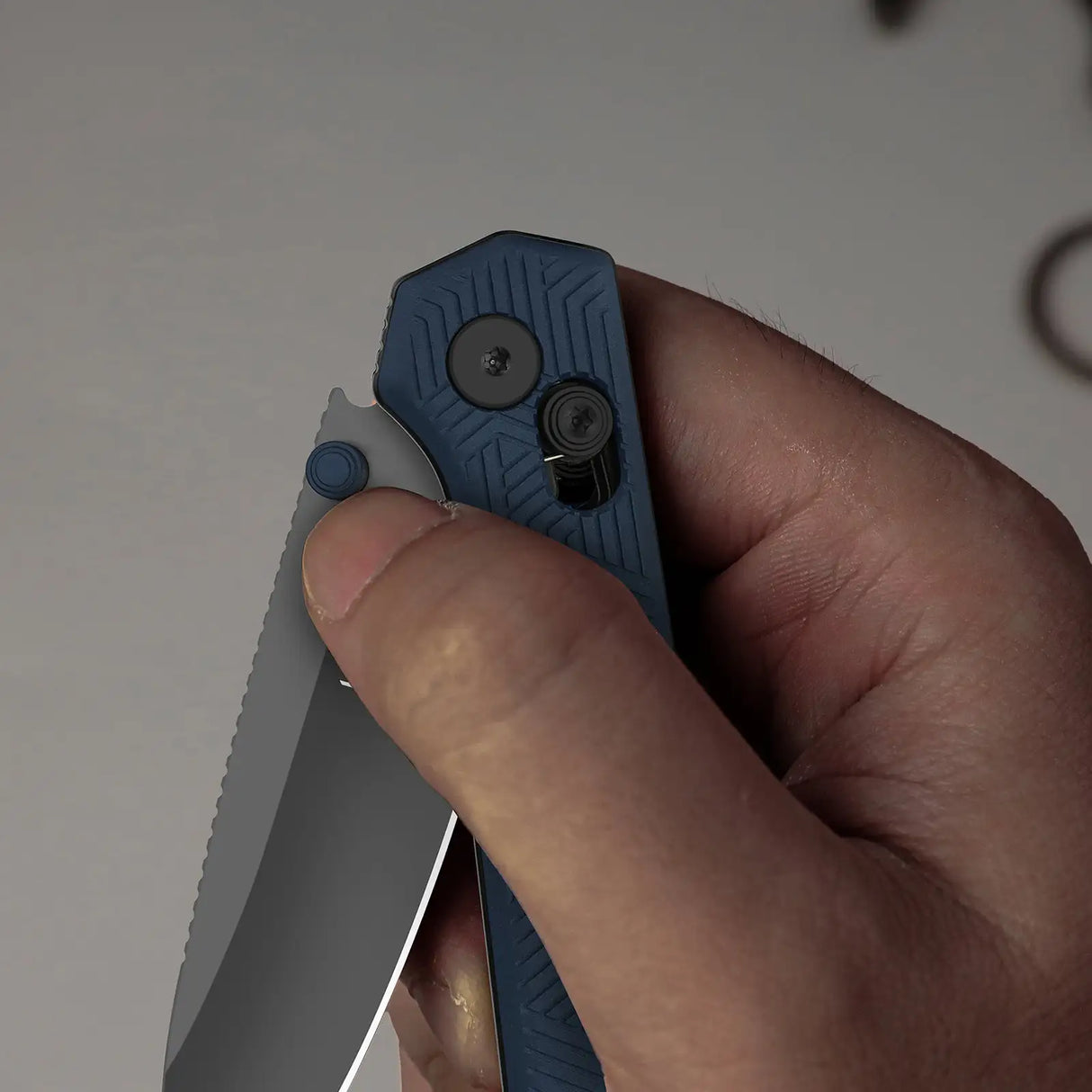 Begleiter 2.9 | Milled  Blue Aluminium + DLC Ultra S35VN