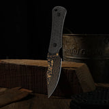 Bone | Burlap Micarta + Copper Dama