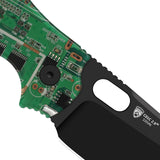 C01C 2.9 BS PCB | Green Resin + Black PVD S35VN