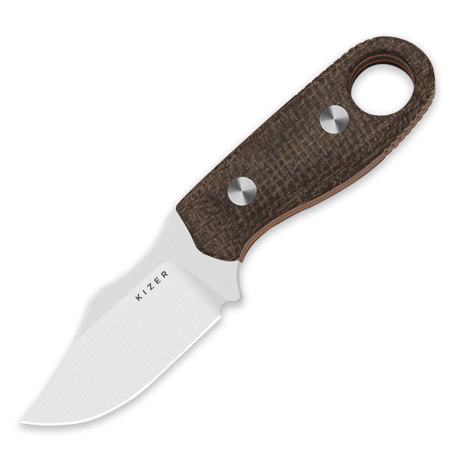 Beaver 2 | Brown Micarta + Clip Point AEB-L