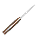 Beaver 2 | Brown Micarta + Clip Point AEB-L