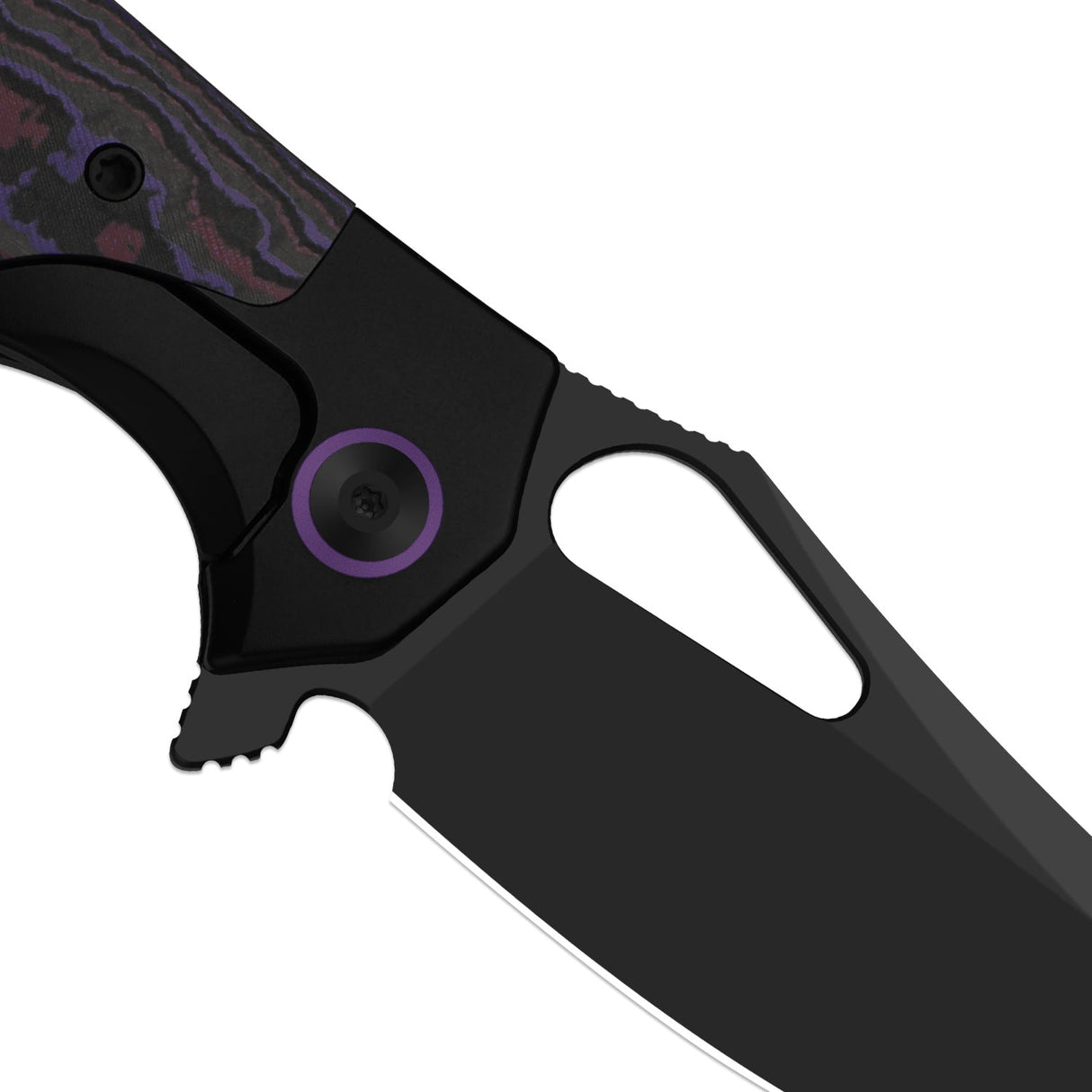Cyclone | FatCarbon Purple Haze + Matte DLC Ultra S35VN