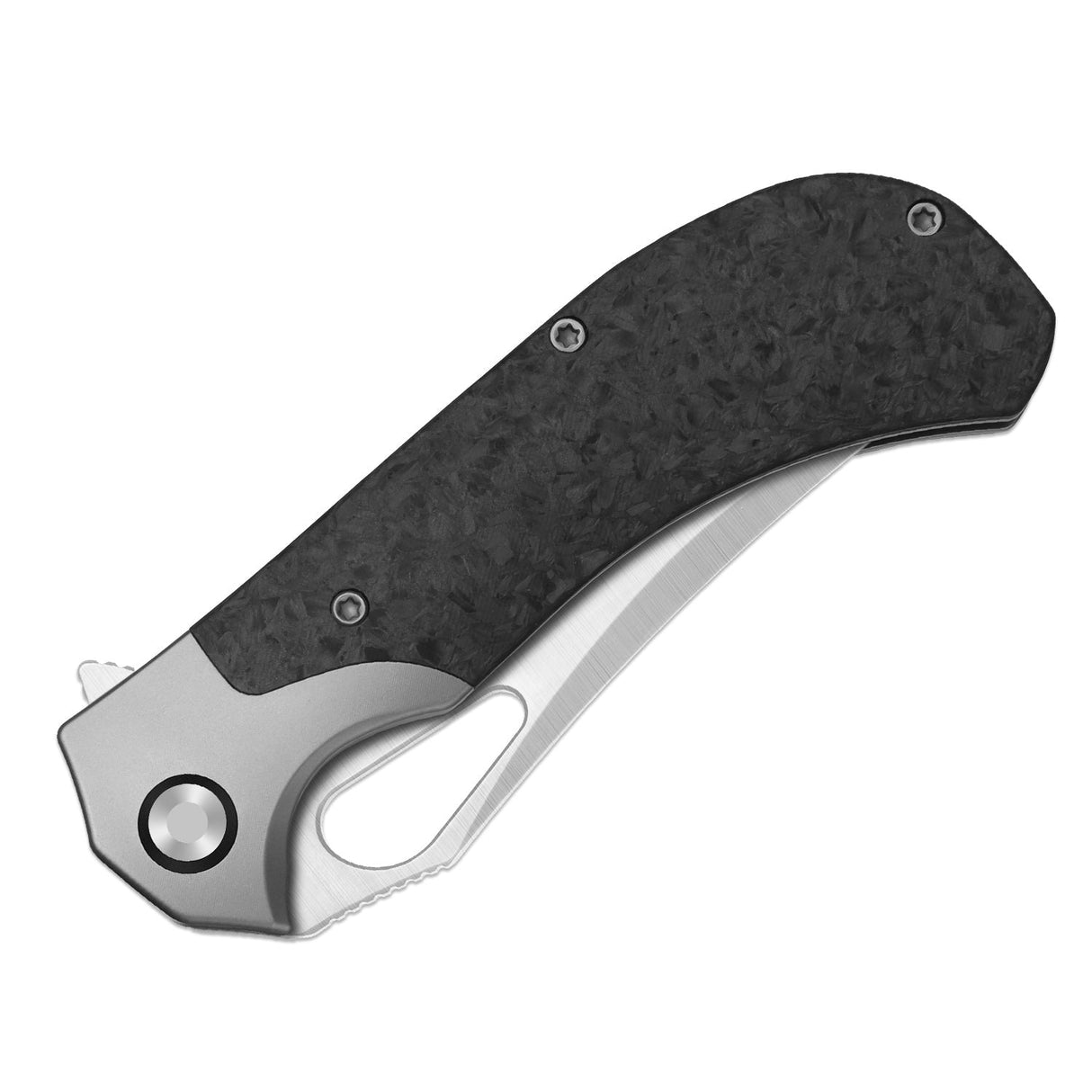 Cyclone | Ti & Carbon Fibre + Satin S35VN