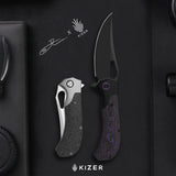 Cyclone | FatCarbon Purple Haze + Matte DLC Ultra S35VN