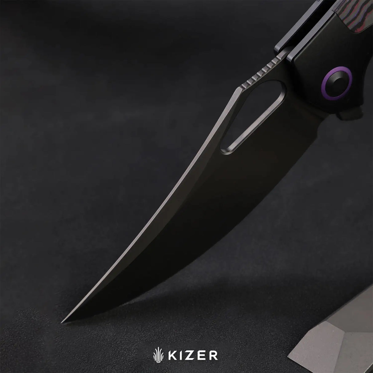 Cyclone | FatCarbon Purple Haze + Matte DLC Ultra S35VN