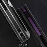 Cyclone | FatCarbon Purple Haze + Matte DLC Ultra S35VN