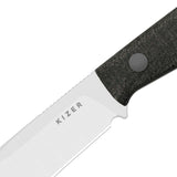 Dingo | Black Burlap Micarta + Satin AEB-L