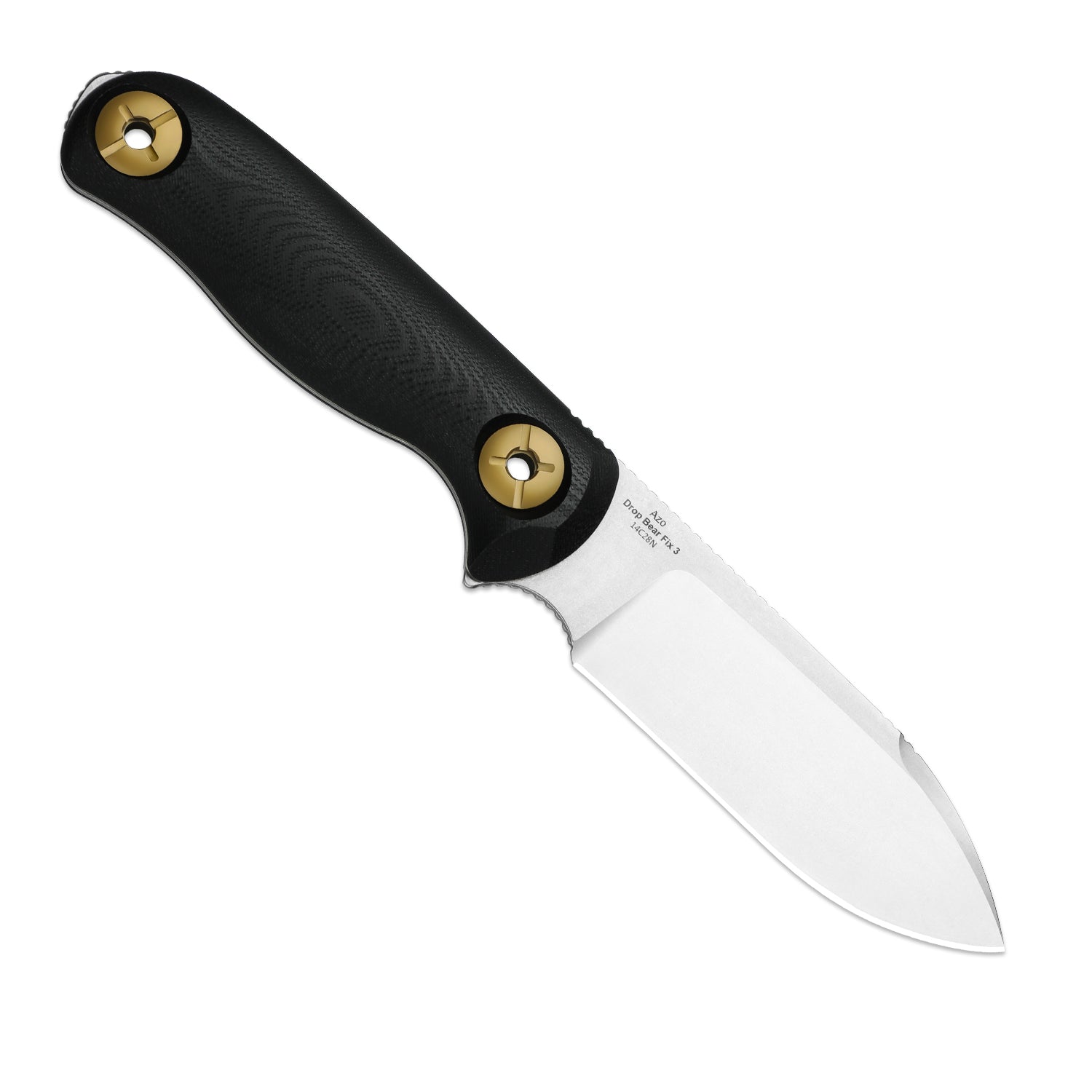 Drop Bear Fix 3 | Black G10 + Drop Point 14C28N