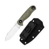 Drop Bear Fix 3 | Green Micarta + Drop Point 14C28N