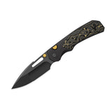 Durandal | Alu & FatCarbon Camo Gold + Gunmetal Gray PVD S35VN