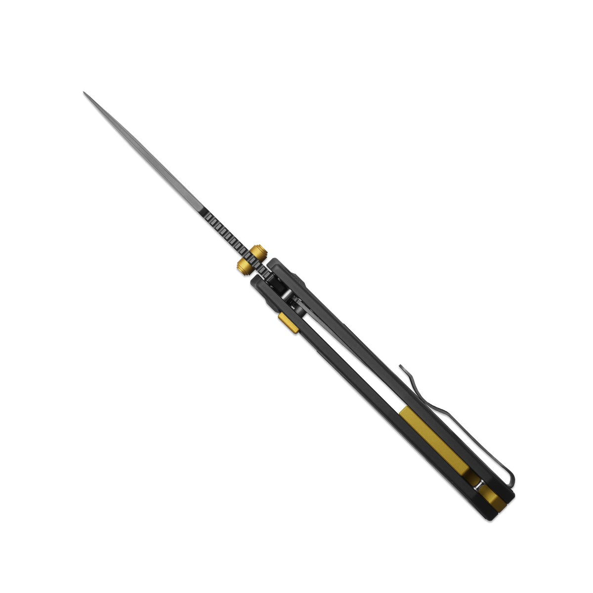 Durandal | Alu & FatCarbon Camo Gold + Gunmetal Gray PVD S35VN