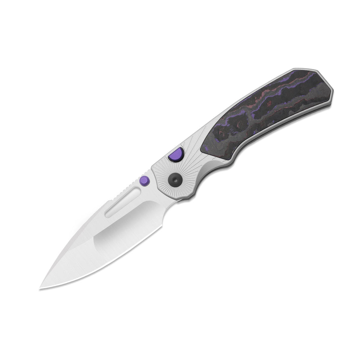 Durandal | Alu & FatCarbon Purple Haze + Satin S35VN