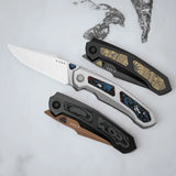 Feweed XL | FatCarbon Nebula & Titanium + Satin S90V