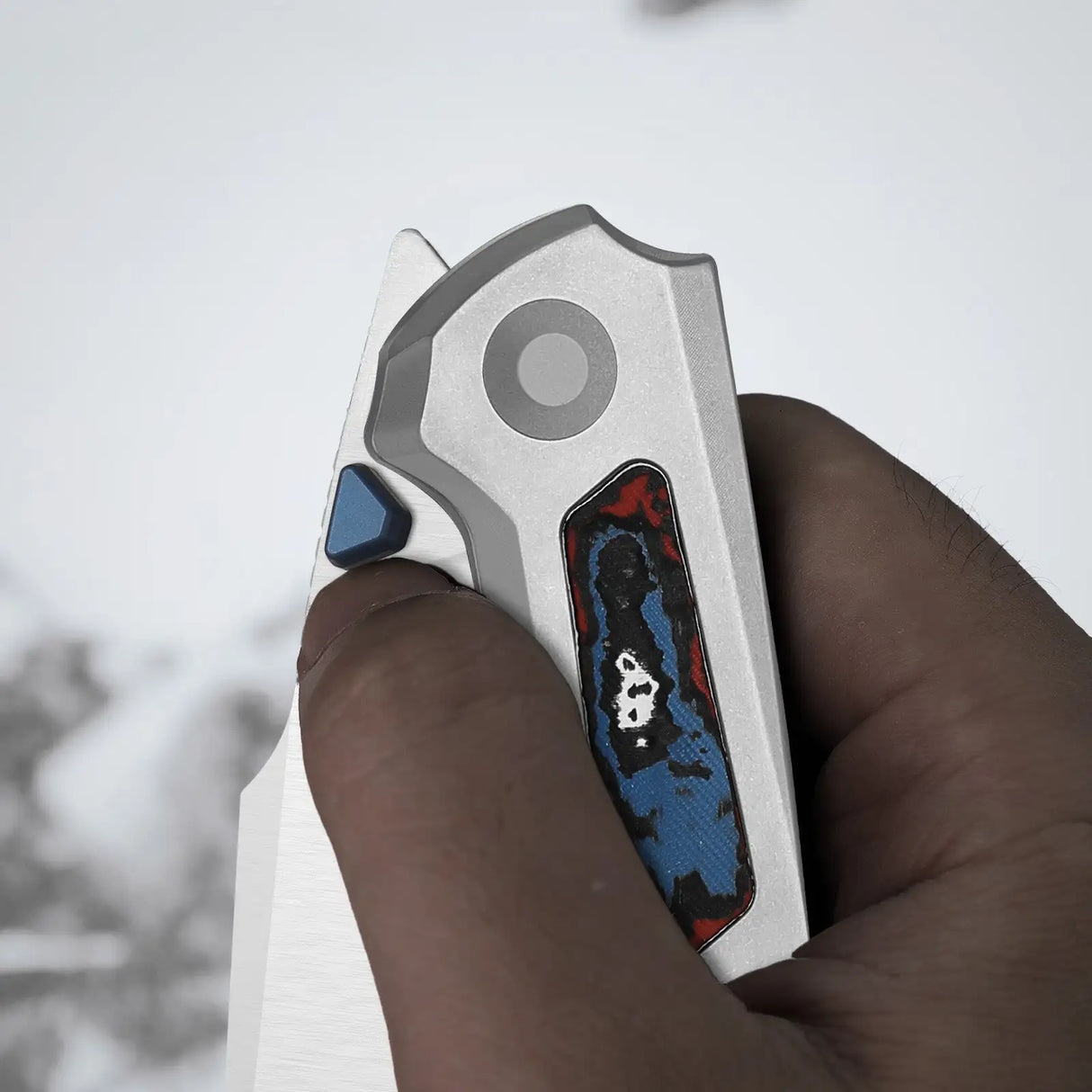 Feweed XL | FatCarbon Nebula & Titanium + Satin S90V