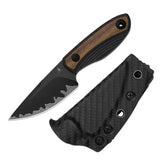 Finch | Black G10 & Mkuruti Wood + 3-layer composite steel