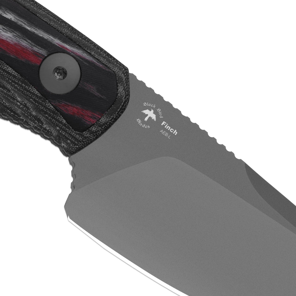 Finch | Micarta & Reconstituted Wood + Grey PVD Stonewash AEB-L