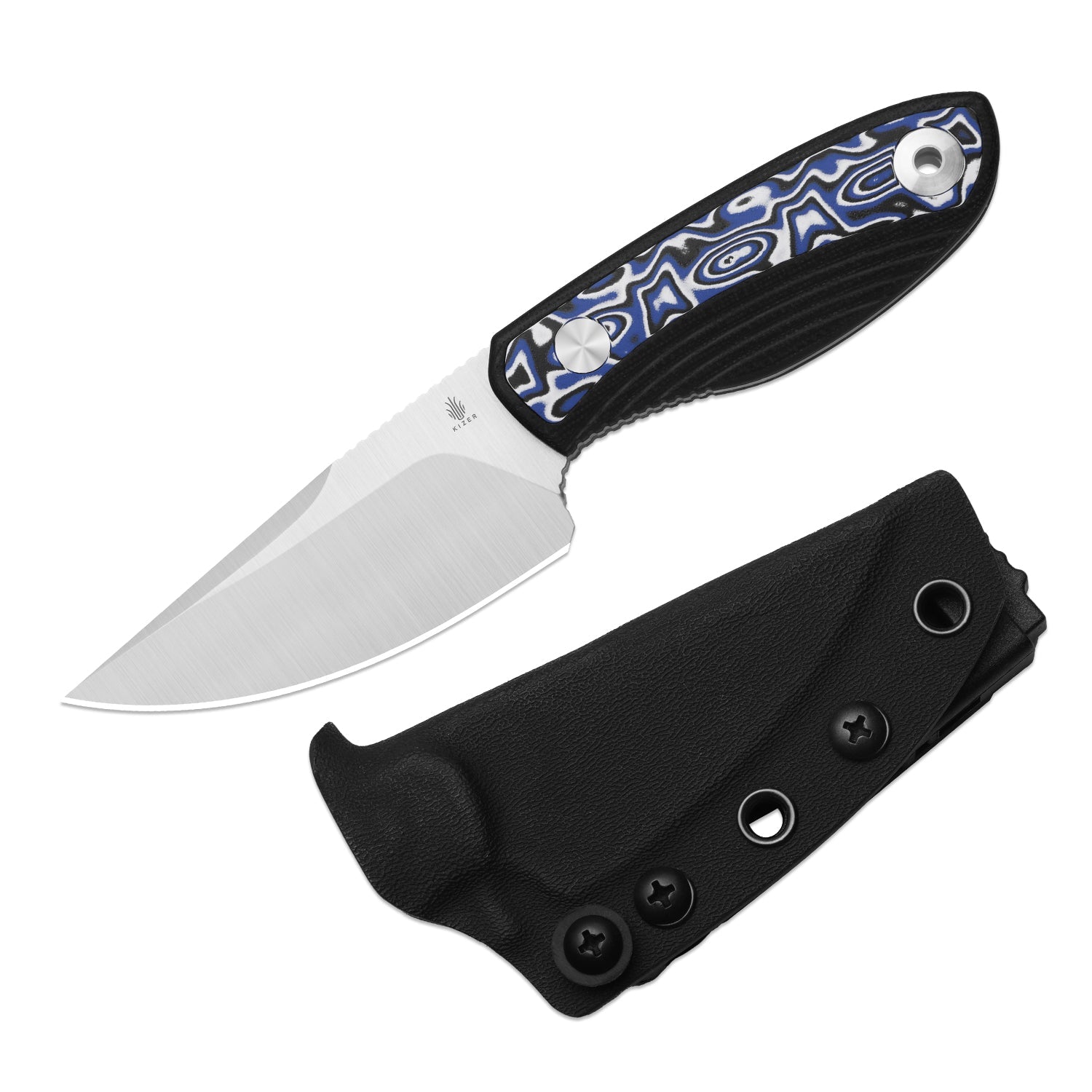 Finch | Black G10 & Vortex Micarta + Satin AEB-L