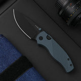 Glaux | Blue Milled Aluminium + Blackwash 14C28N