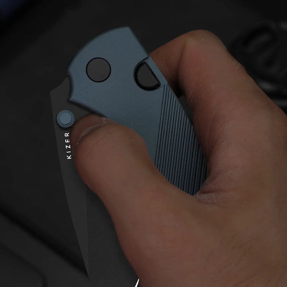 Glaux | Blue Milled Aluminium + Blackwash 14C28N