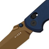 Khamsin | Blue Milled Aluminum +  Sunset Metal PVD Nitro-V