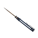 Khamsin | Blue Milled Aluminum +  Sunset Metal PVD Nitro-V