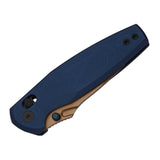 Khamsin | Blue Milled Aluminum +  Sunset Metal PVD Nitro-V