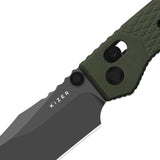 Kinisis | Green G10 + Gray PVD 14C28N