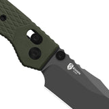 Kinisis | Green G10 + Gray PVD 14C28N