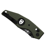 Kinisis | Green G10 + Gray PVD 14C28N