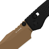 Kinisis | Black G10 + Sunset PVD 14C28N