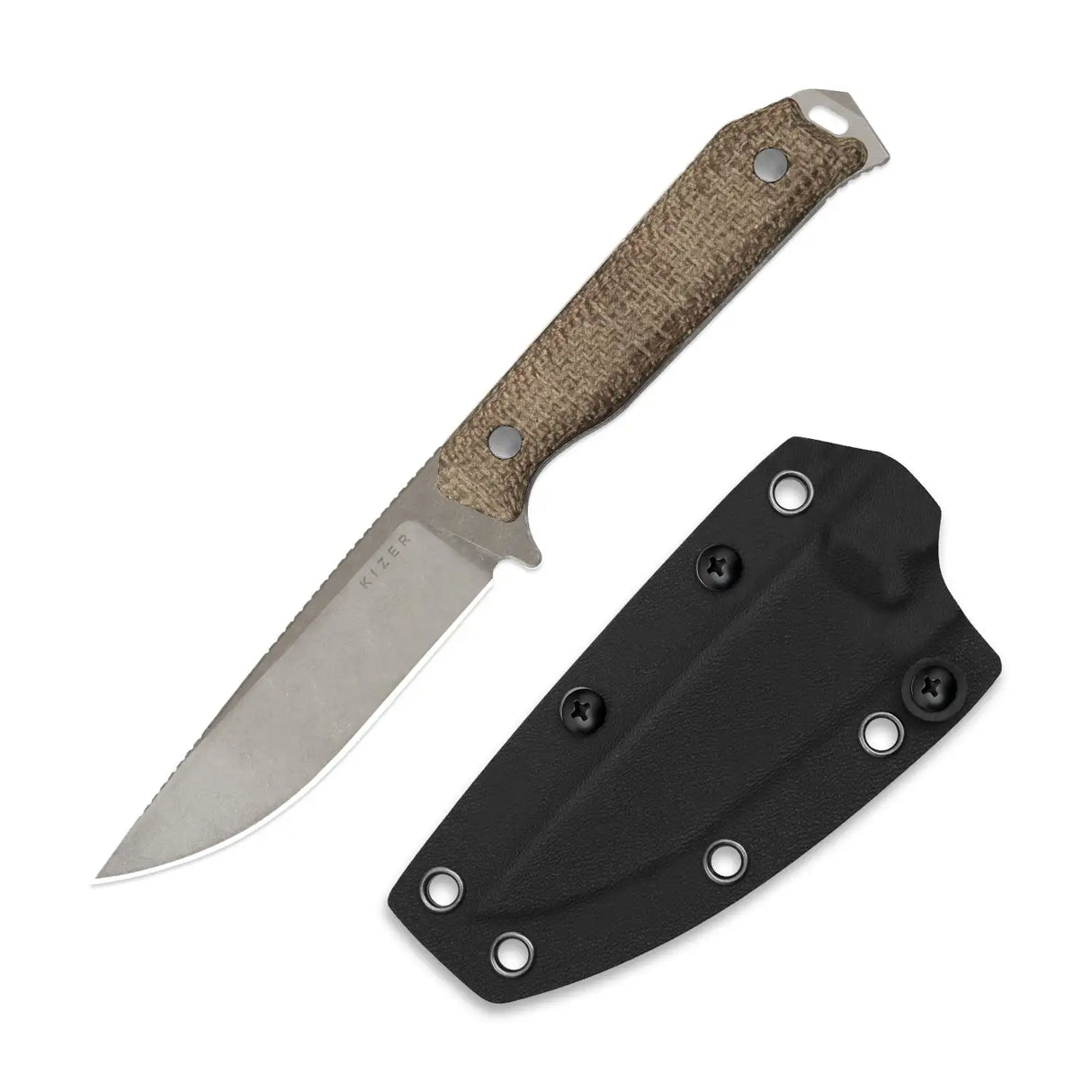 Begleiter Fix | CPM-3V + Burlap Micarta