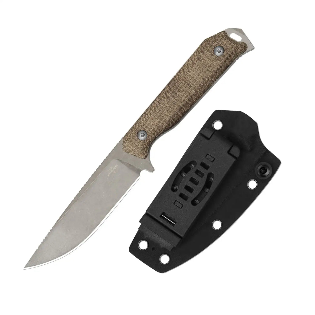 Begleiter Fix | CPM-3V + Burlap Micarta