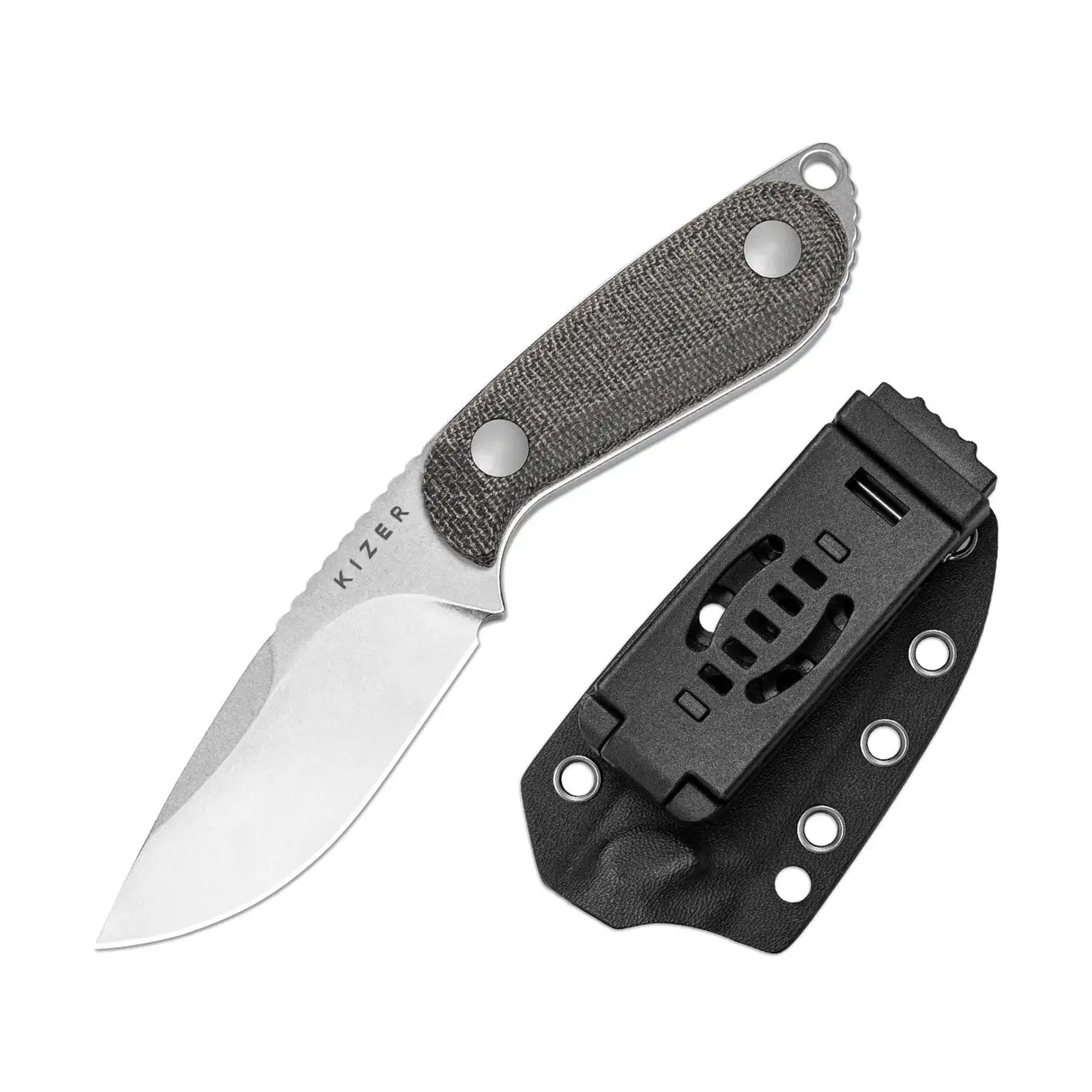 Buddy Fixed Blade | 14C28N Micarta
