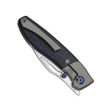 Shrike | Ti & Blue Richlite + S45VN