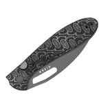 Masu | Black Vortex Micarta + Grey PVD 14C28N