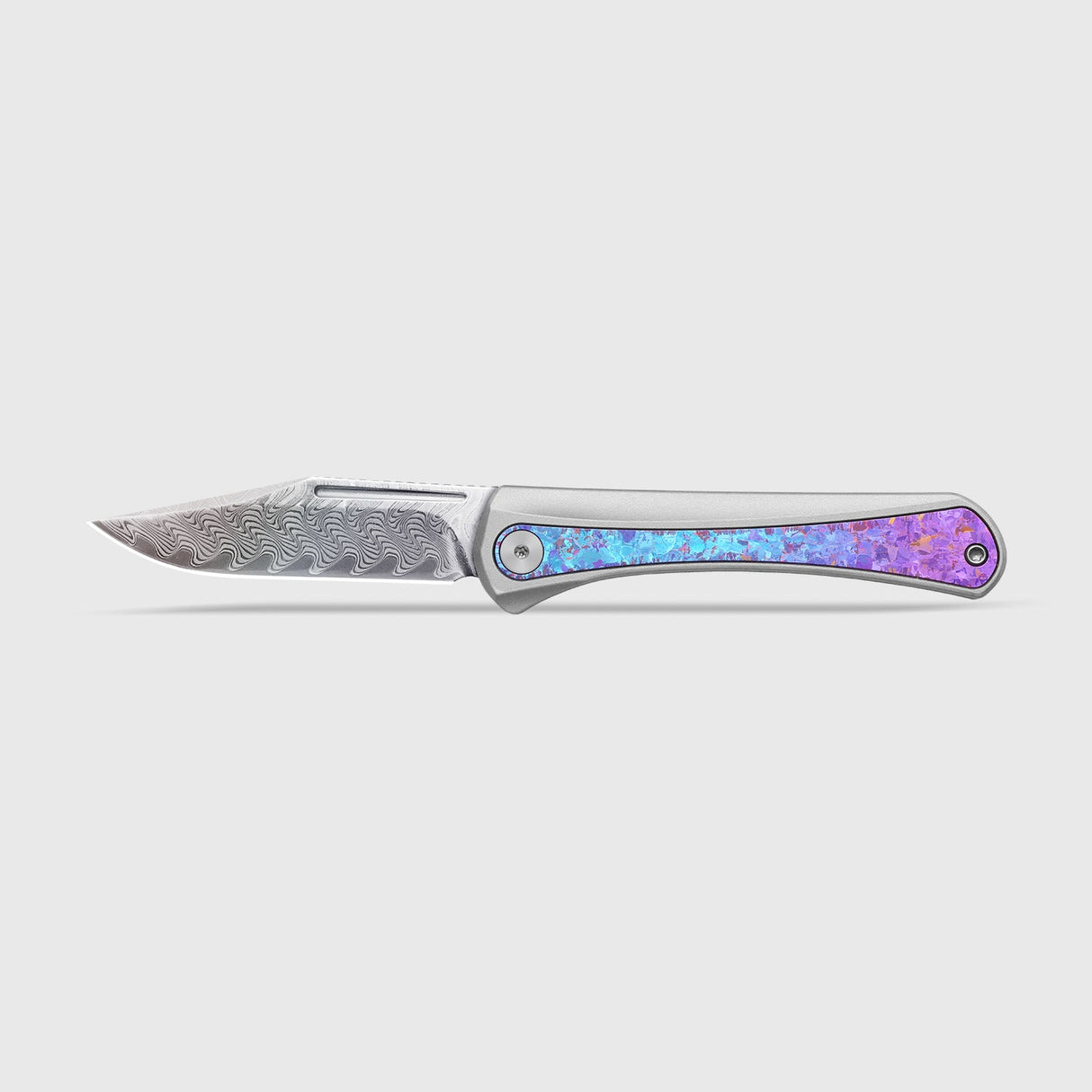 Melody | Aluminium & Crystalized Ti + Rainbow Dama
